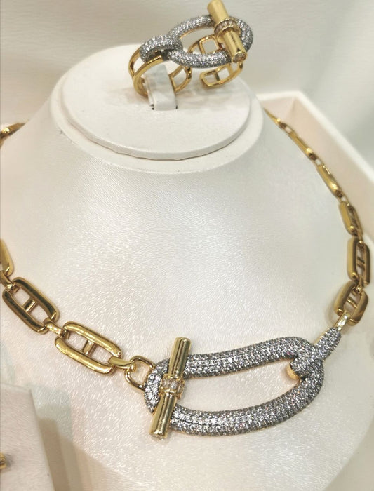 PARURE 4PIECES ACIER
